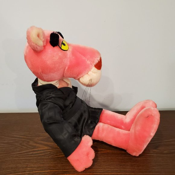 1987 Macy's Pink Panther 24K Special Effects Hugh Hefner Plush Valentine Posable - Picture 7 of 12